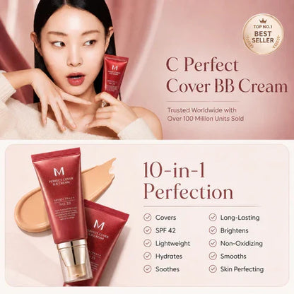 ✨M Perfect Cover BB Cream SPF 42 PA+++