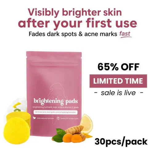 Brightening turmeric & kojic acid pads
