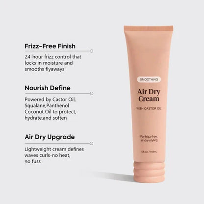 Heat-Free Glow: The Ultimate Smoothing Air Dry Cream