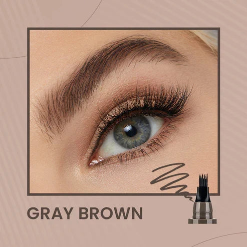 Waterproof Four-tip Beard and Eyebrow Pen