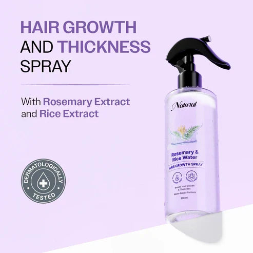 Rosemary Water with Rice Water | 100% Natural Extract