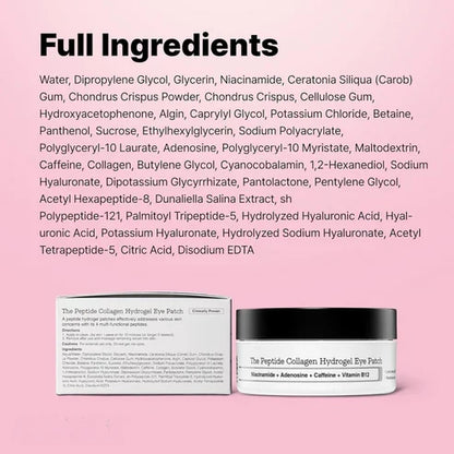 Peptide Collagen Hydrogel Eye Patch