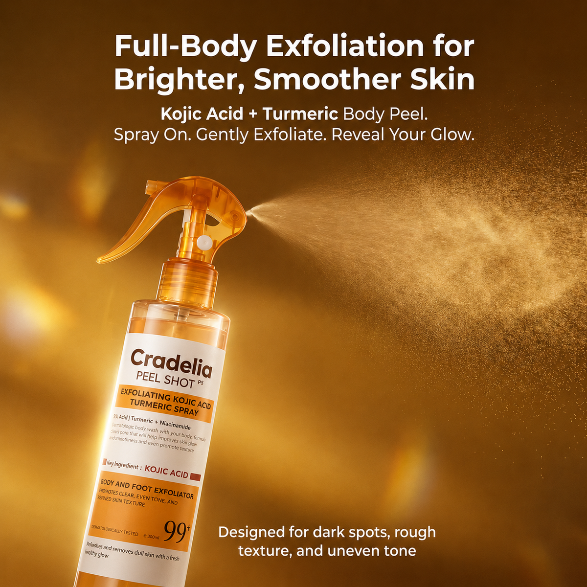 Cradelia Brightening Body Peel Spray