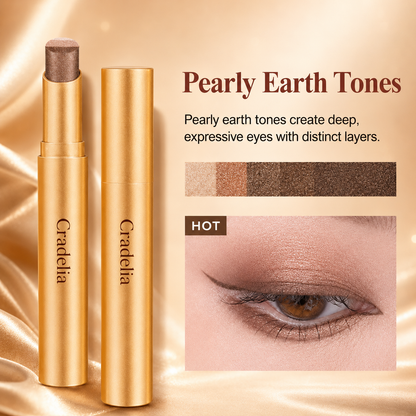 3 in 1 Easy Eyeshadow Stick for Beginners Waterproof Longwear Shimmer Makeup Set
