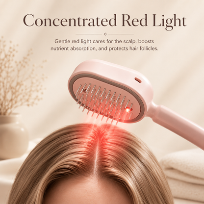 Essential Oil Mist Air Cushion Massage Comb Self Cleaning Anti Static Hair Care Brush