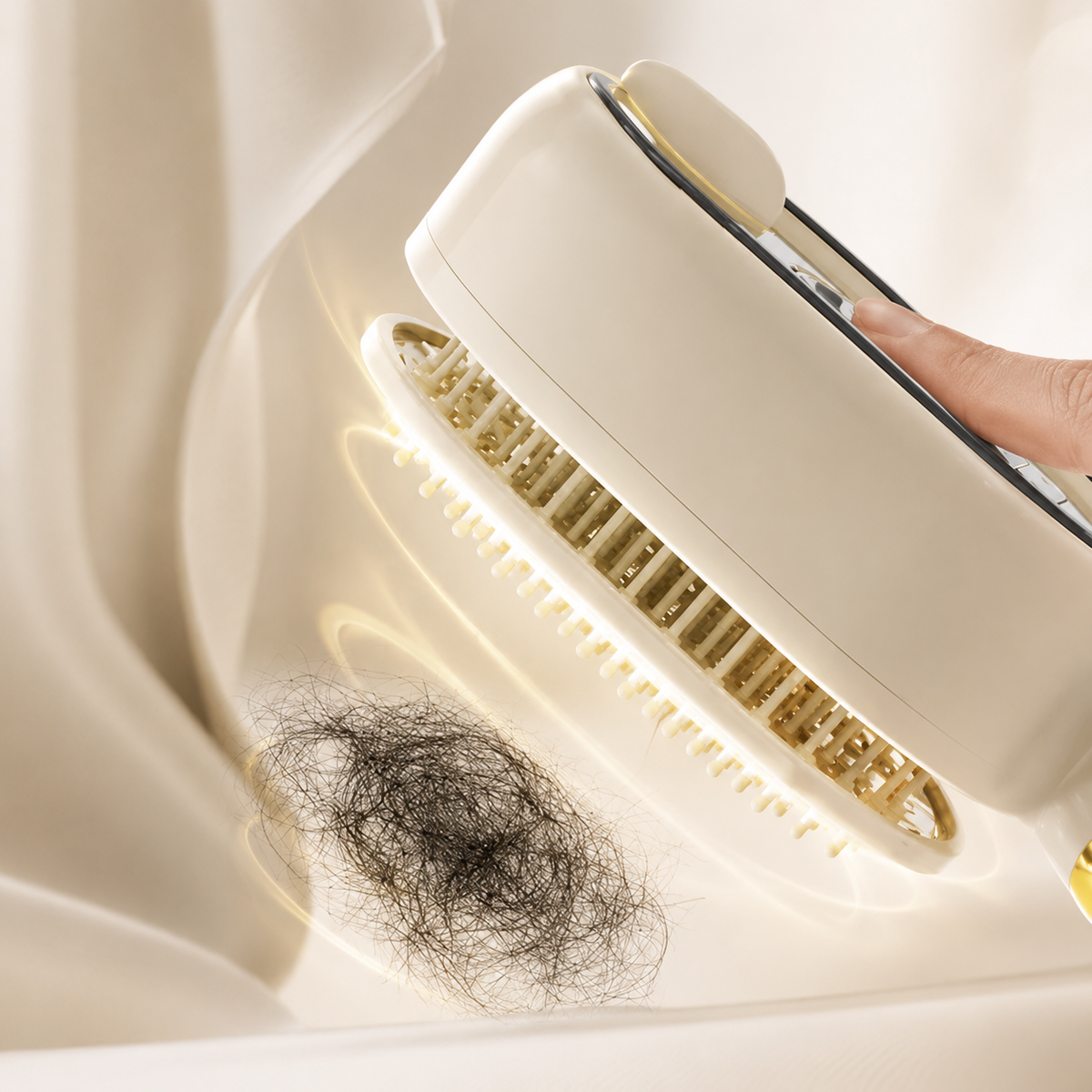 Essential Oil Mist Air Cushion Massage Comb Self Cleaning Anti Static Hair Care Brush
