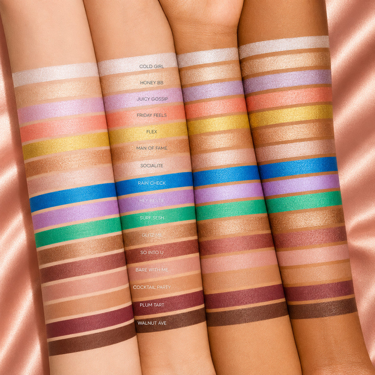 Creamy Eyeshadow Stick Long Wear Matte Metallic Chrome