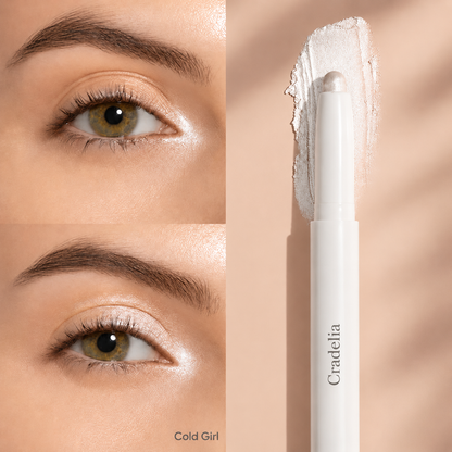 Creamy Eyeshadow Stick Long Wear Matte Metallic Chrome