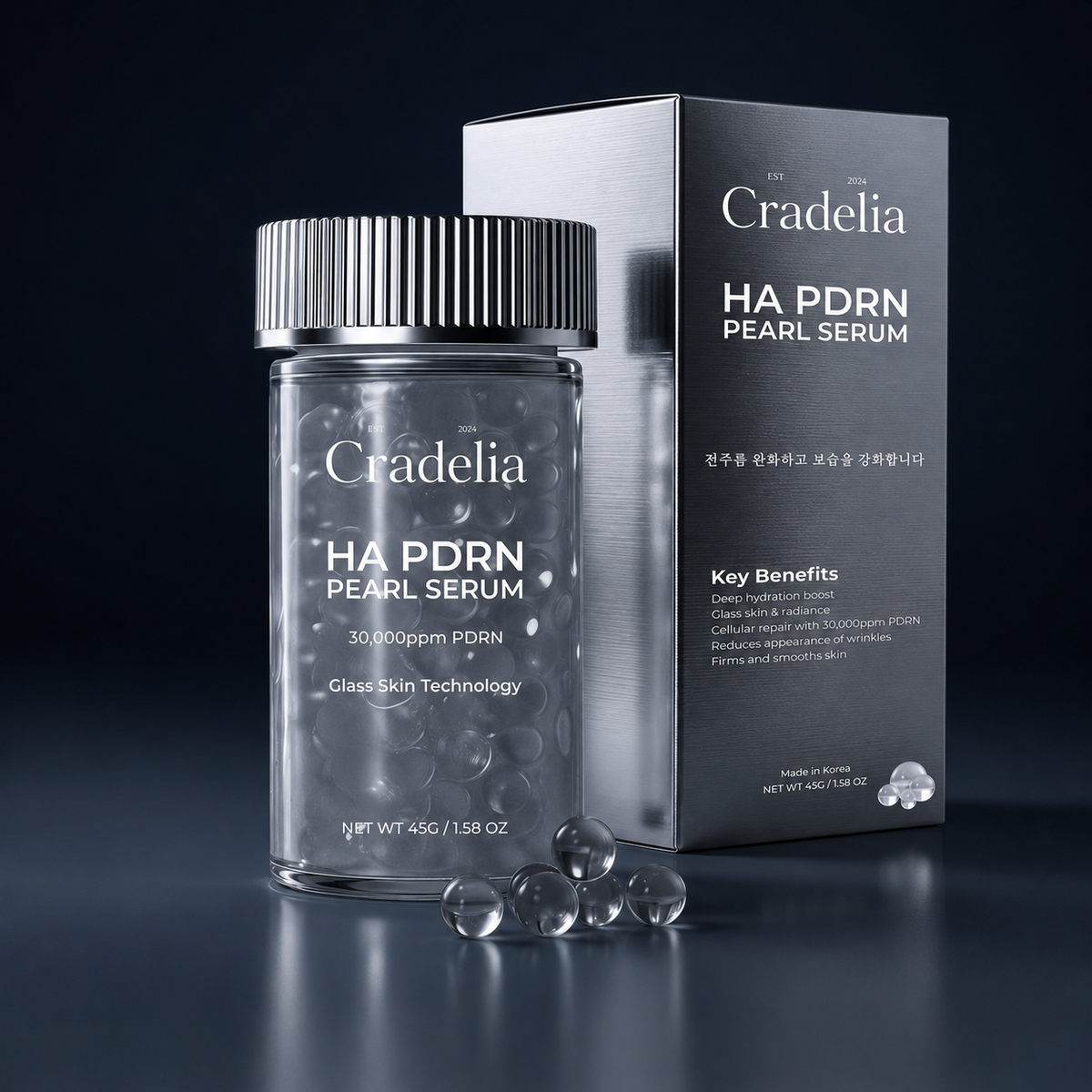 PDRN Serum | Korean Hyaluronic Acid Pearl Serum