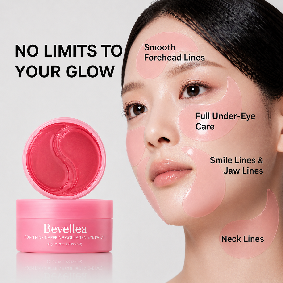 PDRN Pink Caffeine Collagen Eye Patch