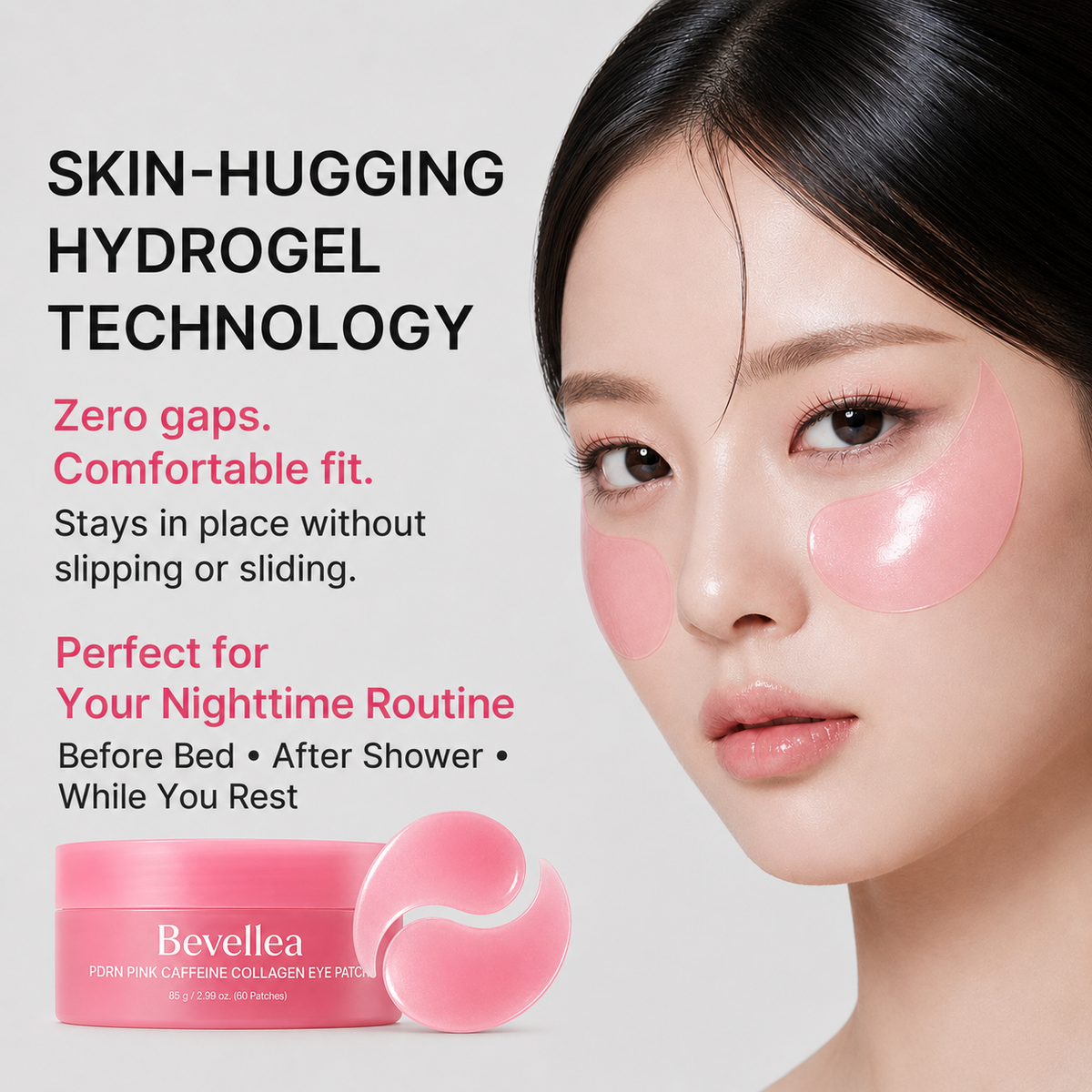 PDRN Pink Caffeine Collagen Eye Patch