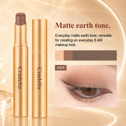 3 in 1 Easy Eyeshadow Stick for Beginners Waterproof Longwear Shimmer Makeup Set