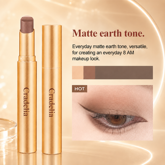 3 in 1 Easy Eyeshadow Stick for Beginners Waterproof Longwear Shimmer Makeup Set