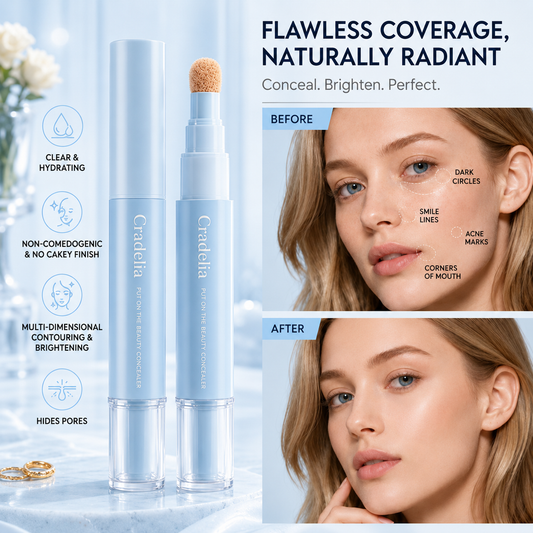 Matte Concealer Foundation Powder for Flawless Skin