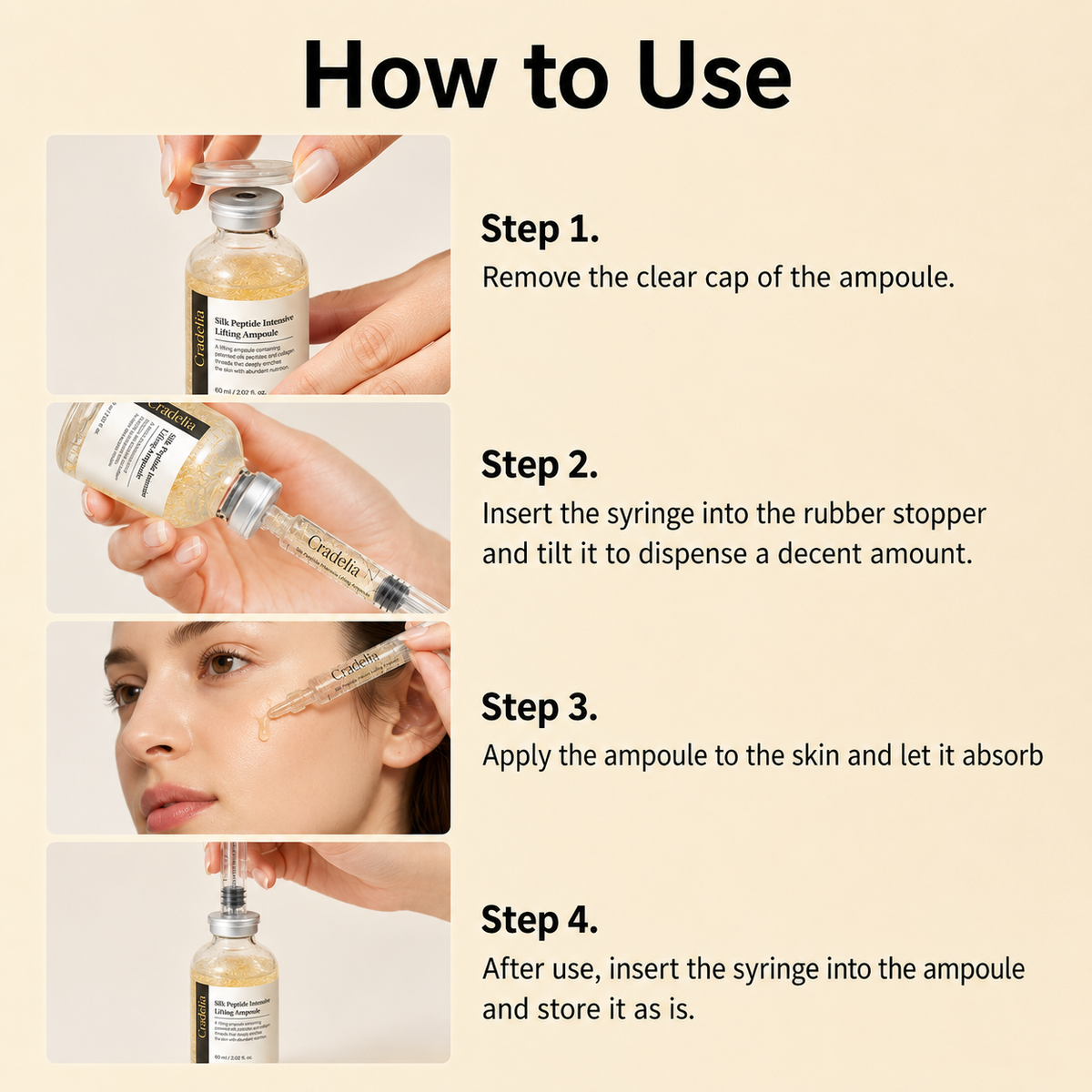Korean Silk Lifting Peptide Ampoule