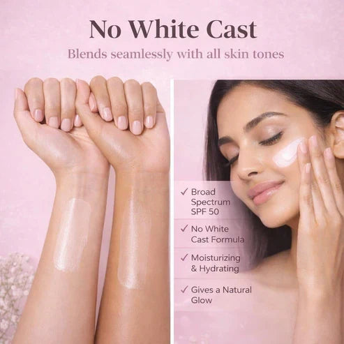 No Cast Just Glow, SPF SunScreen + Collagen Boost