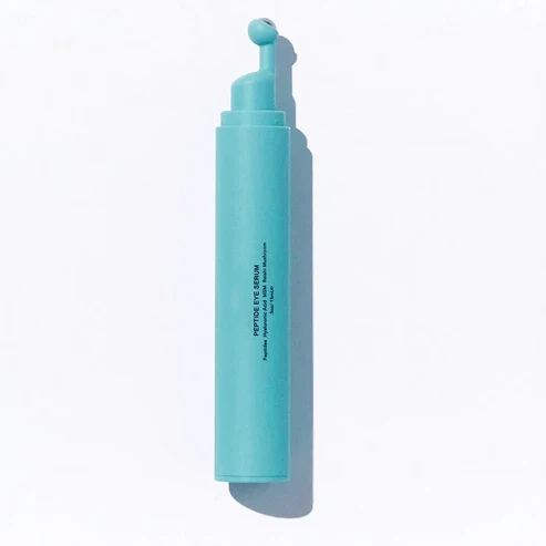Peptide Eye Serum - Cooling Rollerball Under Eye Serum for Puffiness Dark Circles & Wrinkles